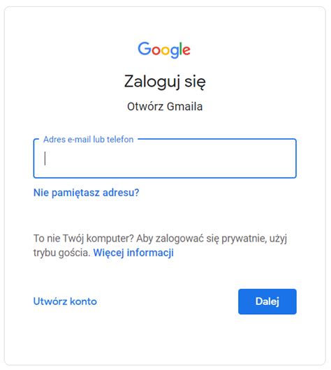 gma|gmail zaloguj.